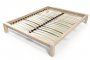King bed 2 places wood